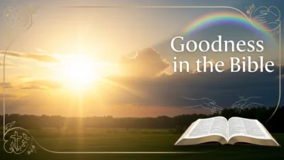 Goodness in the Bible