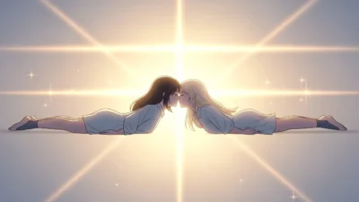 kissed horizontally meaning