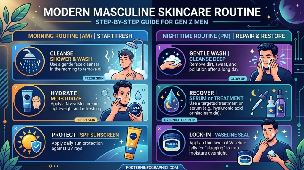 Best Routine for Gen Z Men With Dry Skin