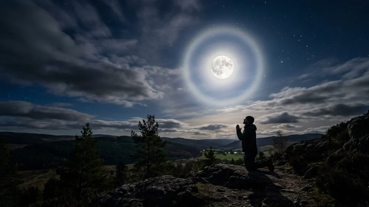 Halo Around the Moon Biblical Meaning