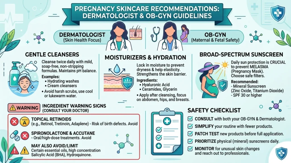 What Dermatologists and OB GYNs Usually Recommend