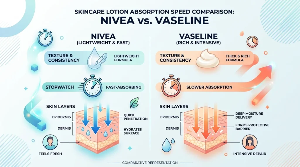 Which Lotion Absorbs Faster