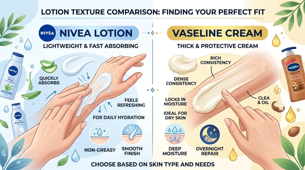 Which Lotion Feels Better on Skin