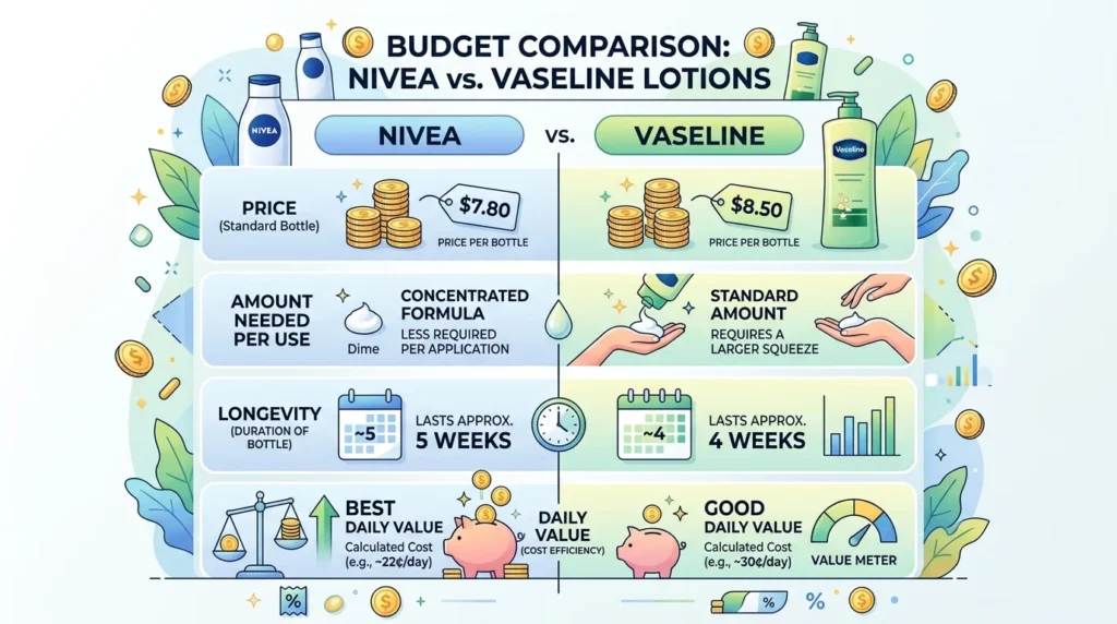 Which Lotion Gives Better Value for Money