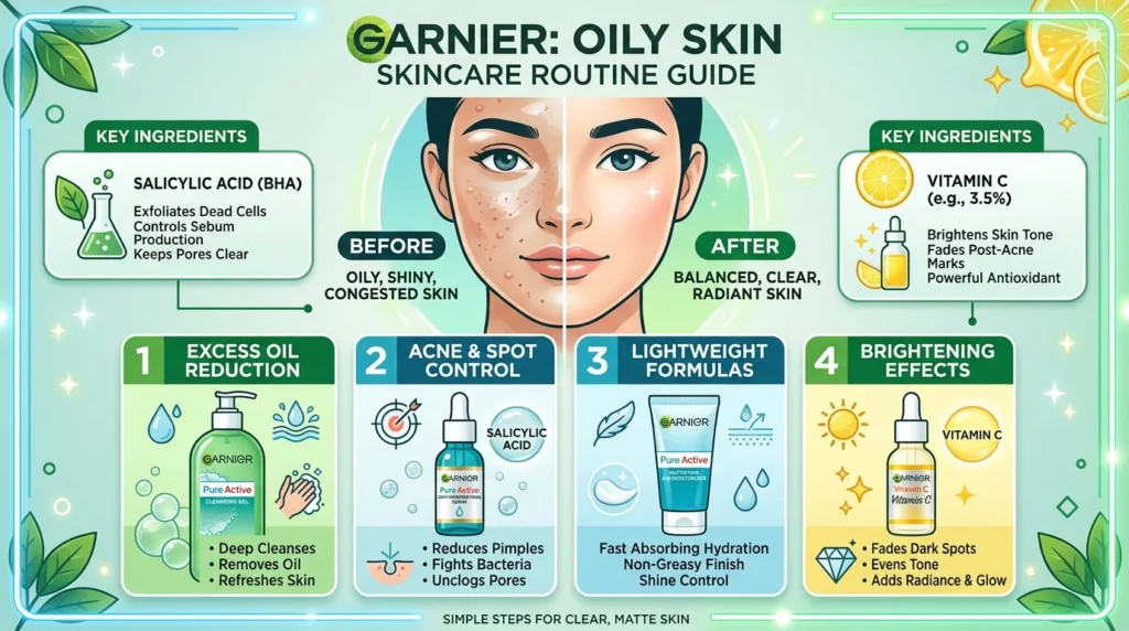 Why Garnier Works Better for Oily Skin